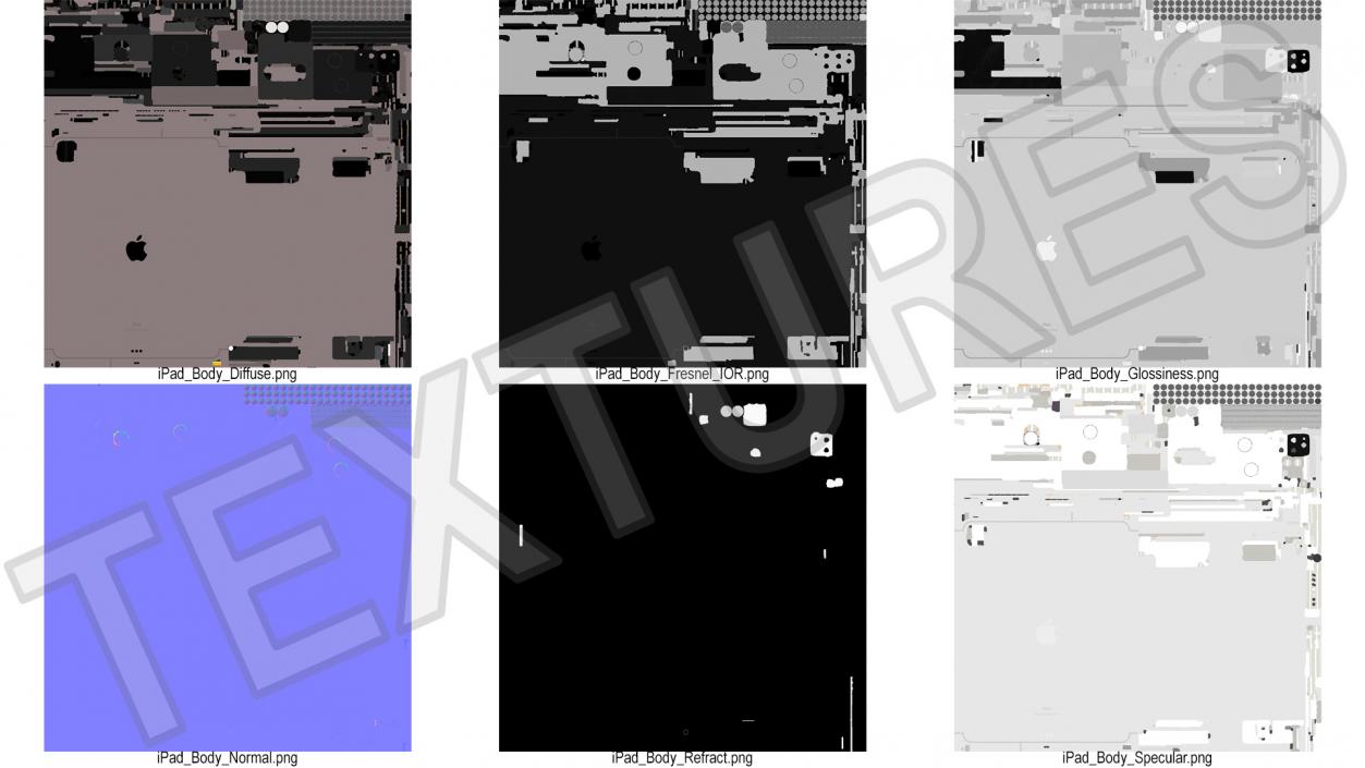 3D model 12 9 iPad Pro Body Module