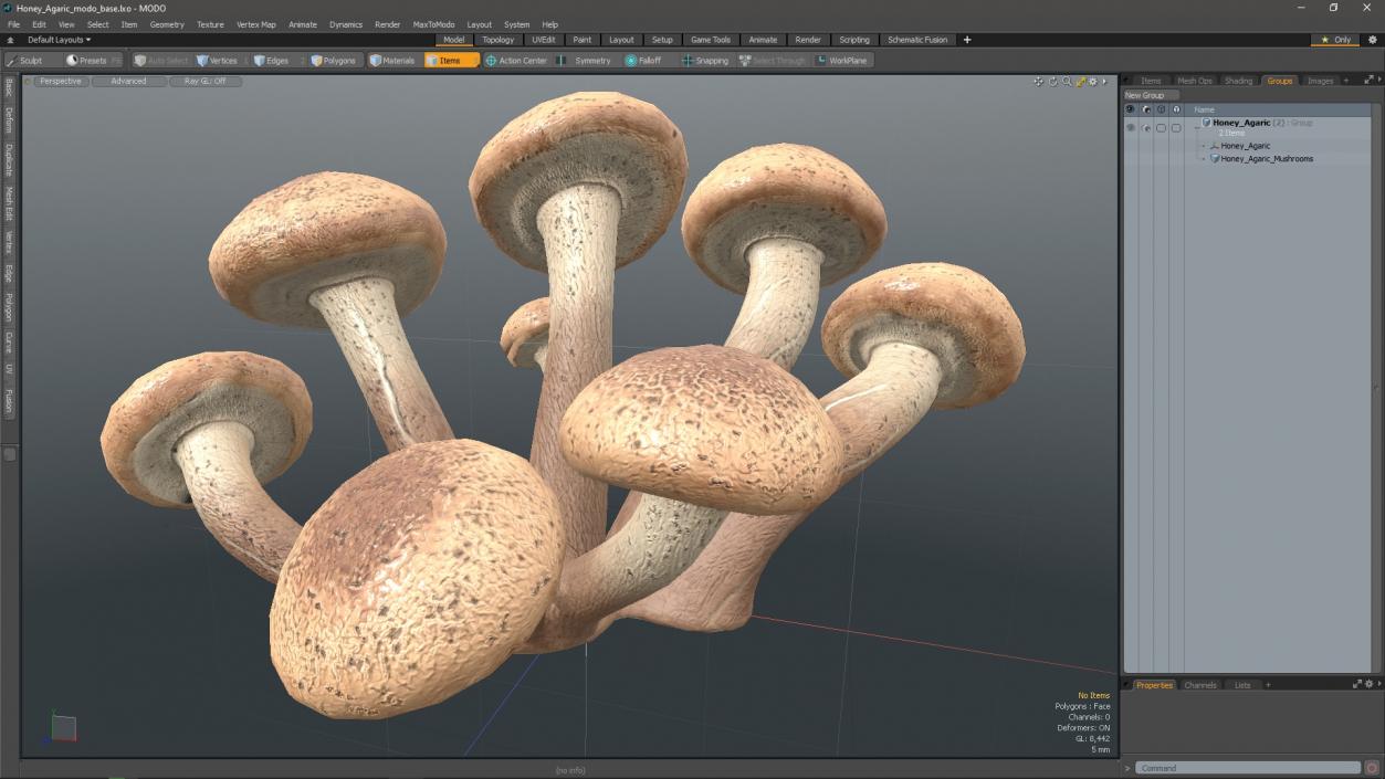 Honey Agaric 2 3D model