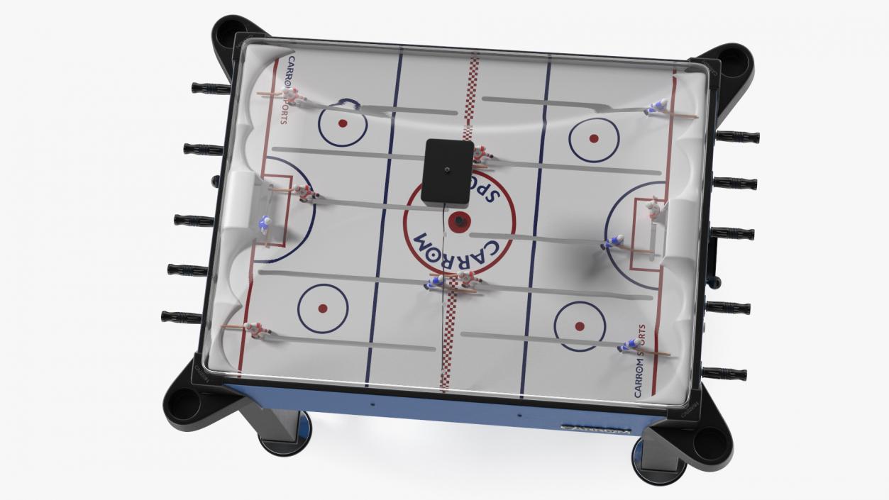 Carrom Signature Stick Hockey Table Rigged 3D