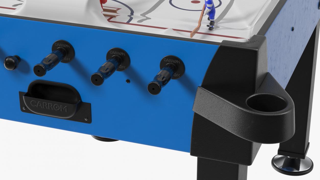 Carrom Signature Stick Hockey Table Rigged 3D