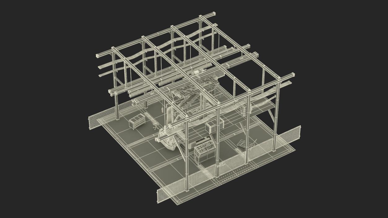 Mercedes Body Conveyor 3D