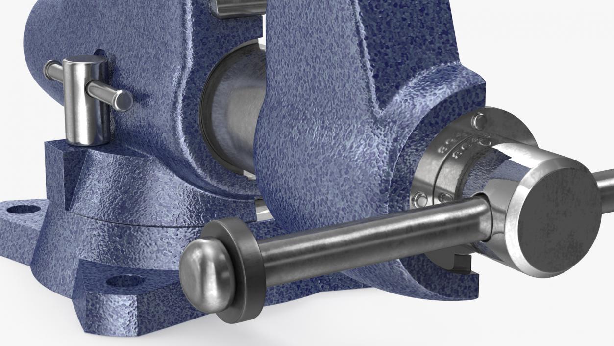 Bench Vise Cross Section 3D model