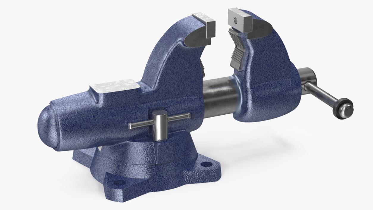 Bench Vise Cross Section 3D model