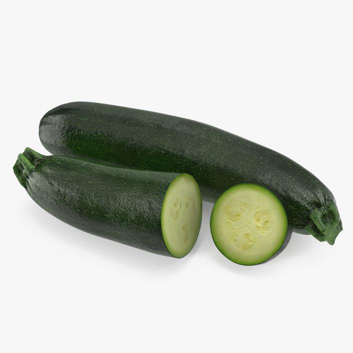 Zucchini Collection 3D model