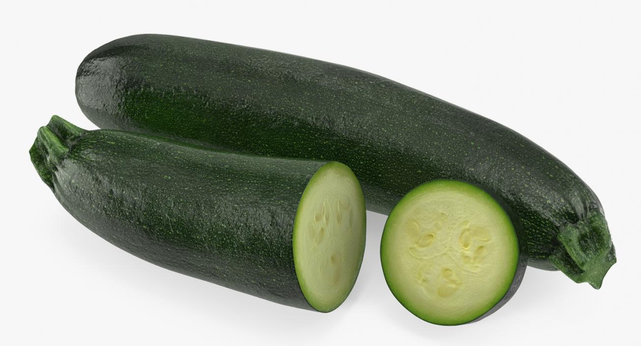 Zucchini Collection 3D model