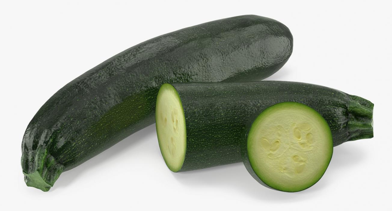 Zucchini Collection 3D model