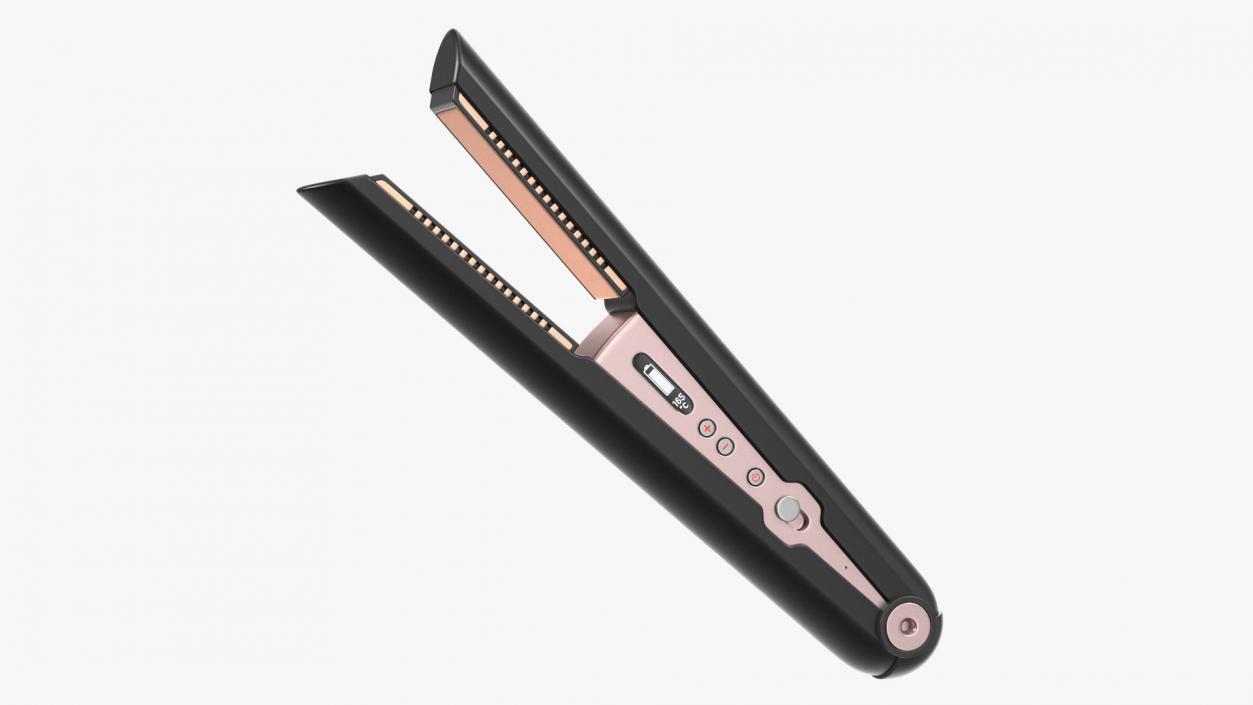 3D Hair Straightener Black model