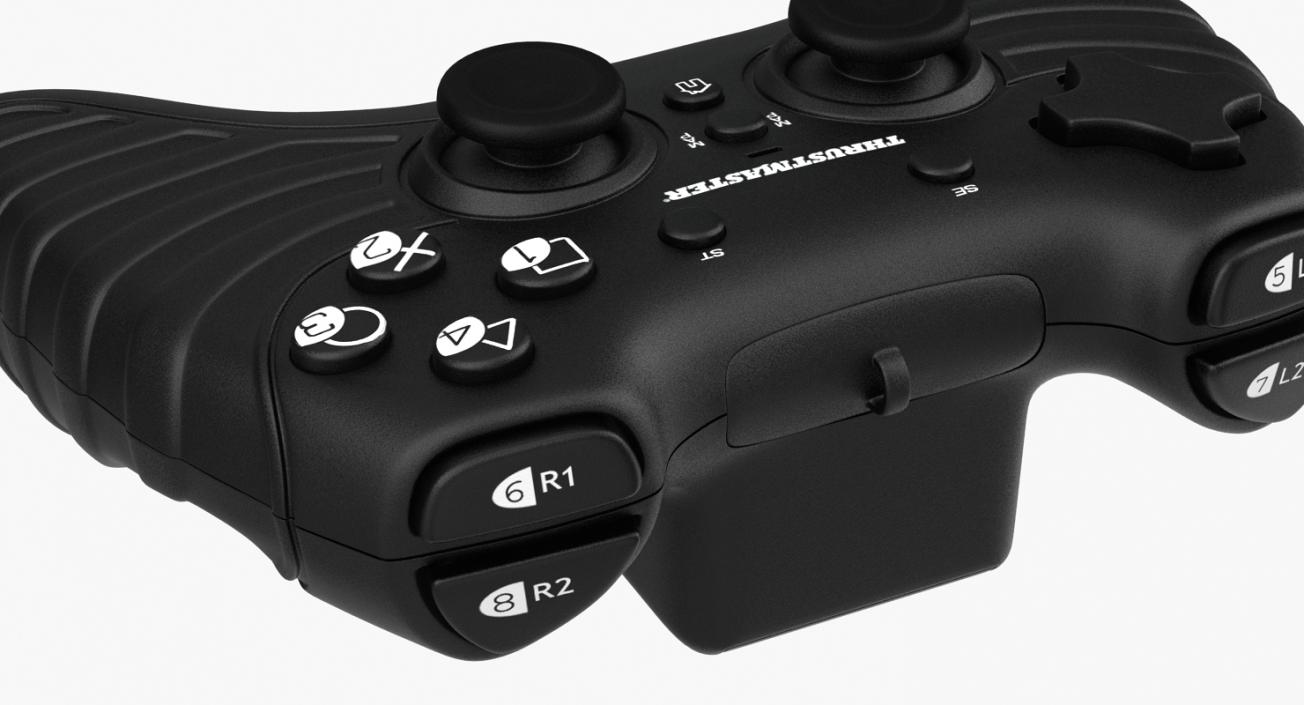 Thrustmaster T Wireless Video Game Gamepad Controller Black 3D model