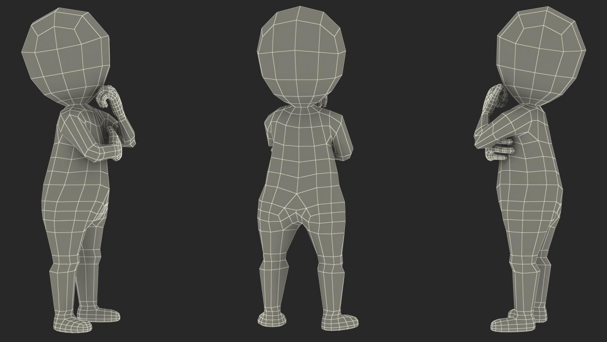 Stickman Collection 3D model