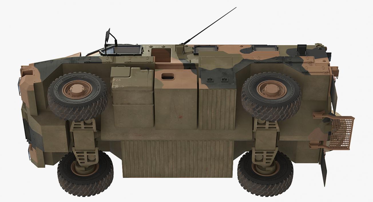 3D MPV 4x4 Bushmaster Camo model