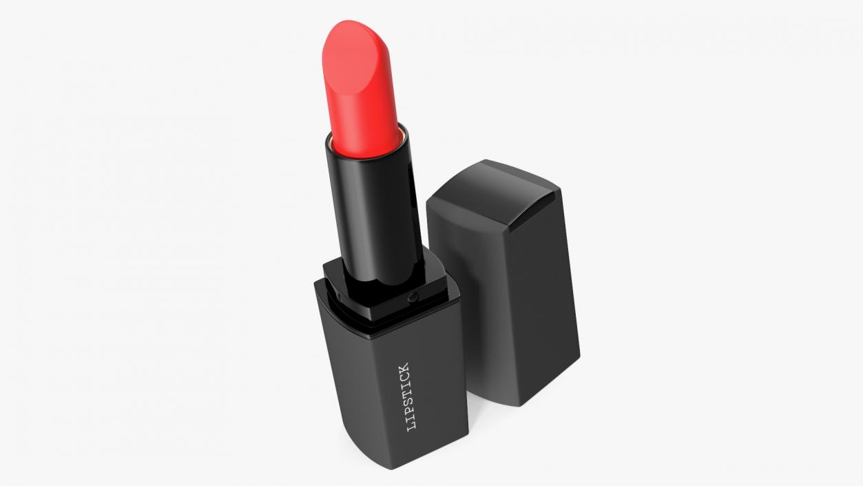 Square Lipstick Red 3D model