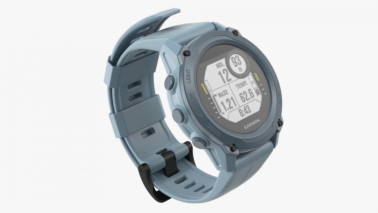 3D model Smartwatch Garmin G1 Hurricane Blue