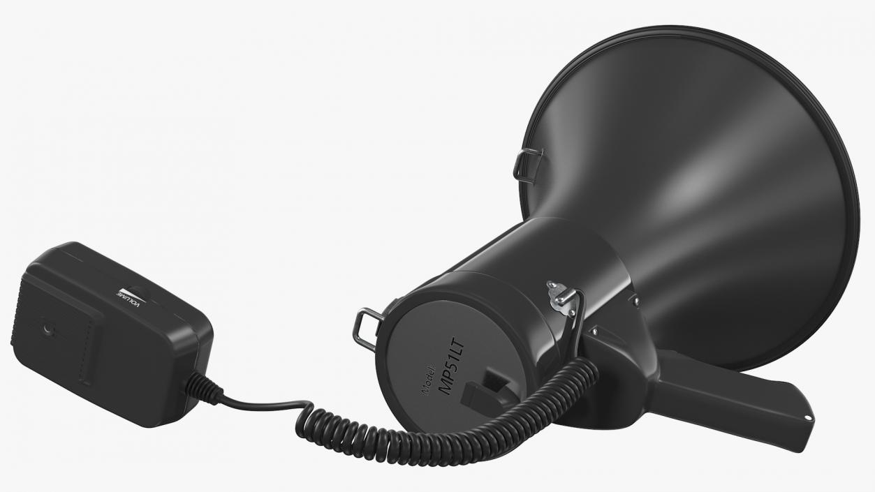 3D model Megaphone Handheld Loudspeaker