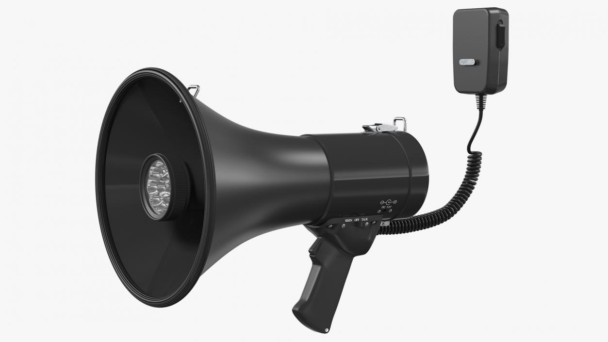 3D model Megaphone Handheld Loudspeaker