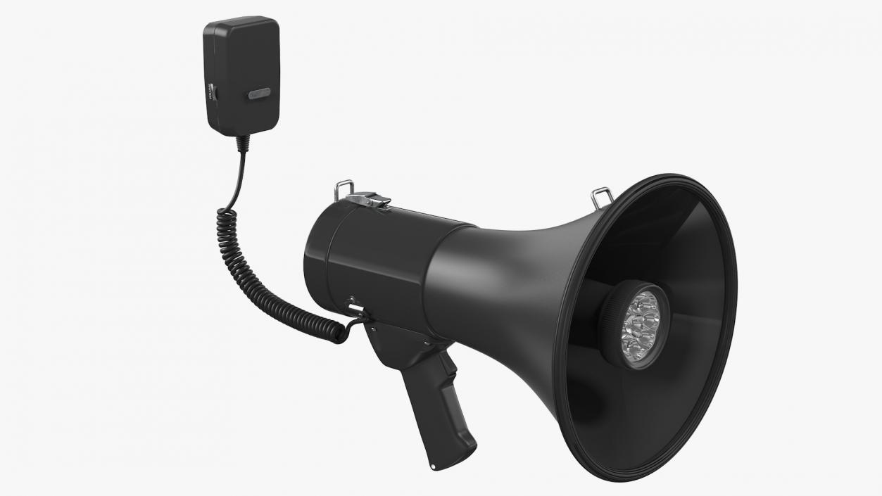 3D model Megaphone Handheld Loudspeaker