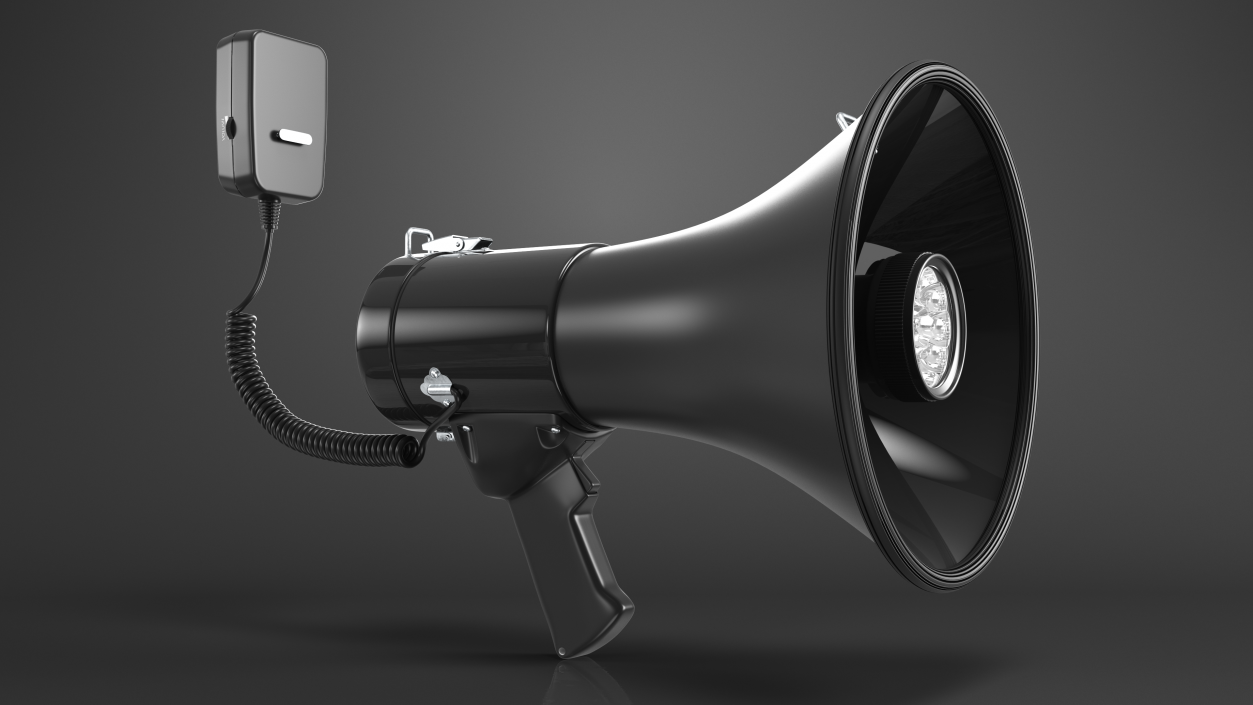 3D model Megaphone Handheld Loudspeaker