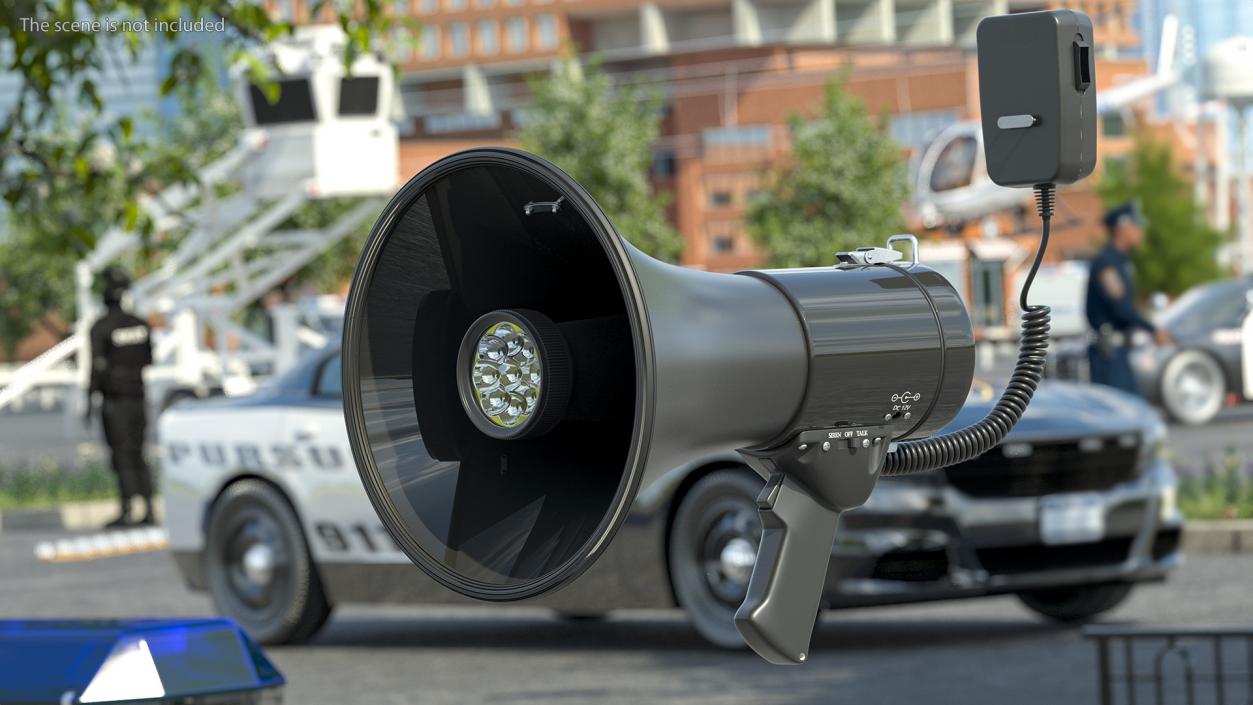 3D model Megaphone Handheld Loudspeaker