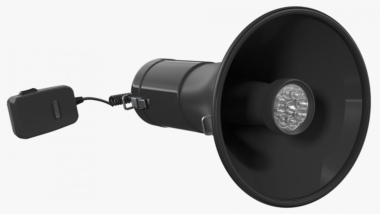 3D model Megaphone Handheld Loudspeaker