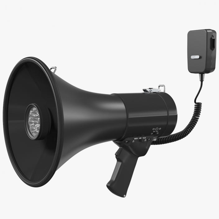 3D model Megaphone Handheld Loudspeaker