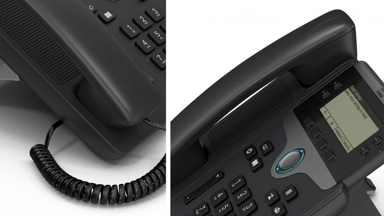 3D model Modern Cisco Office Desk Phone