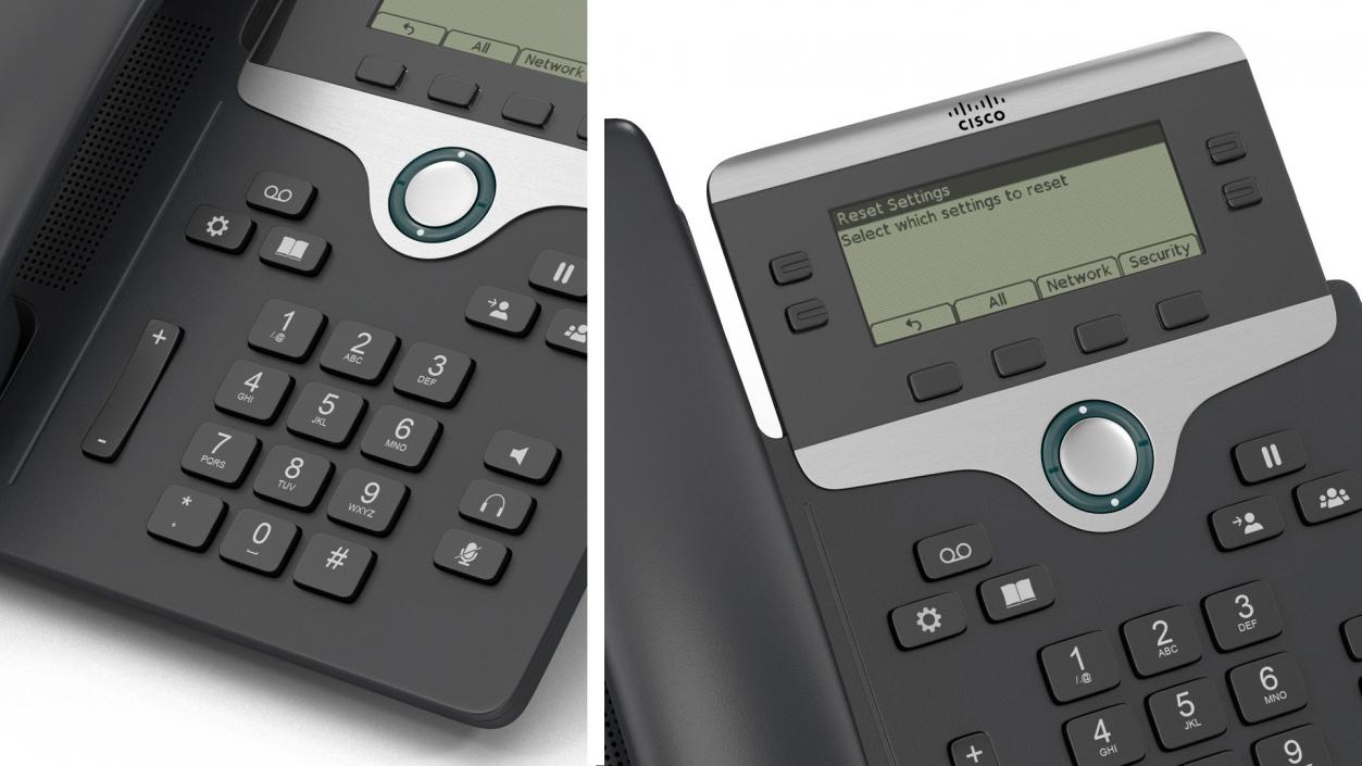 3D model Modern Cisco Office Desk Phone