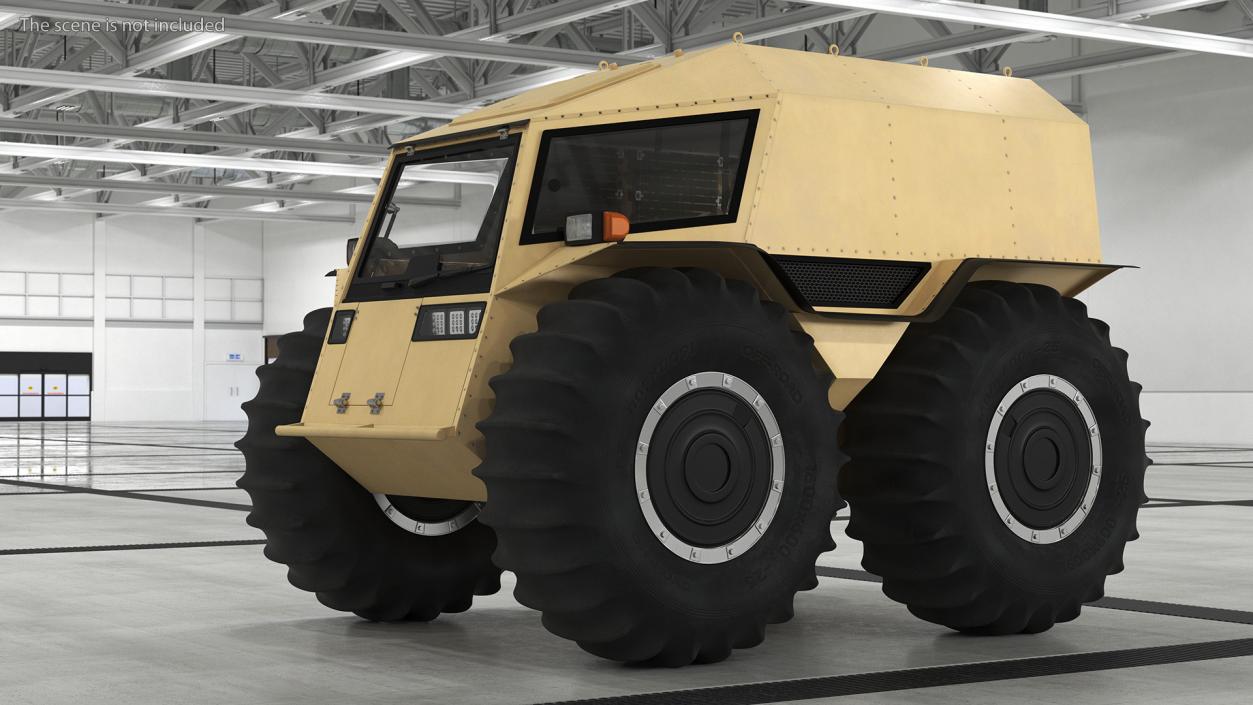 Amphibious Off Road Vehicle 3D