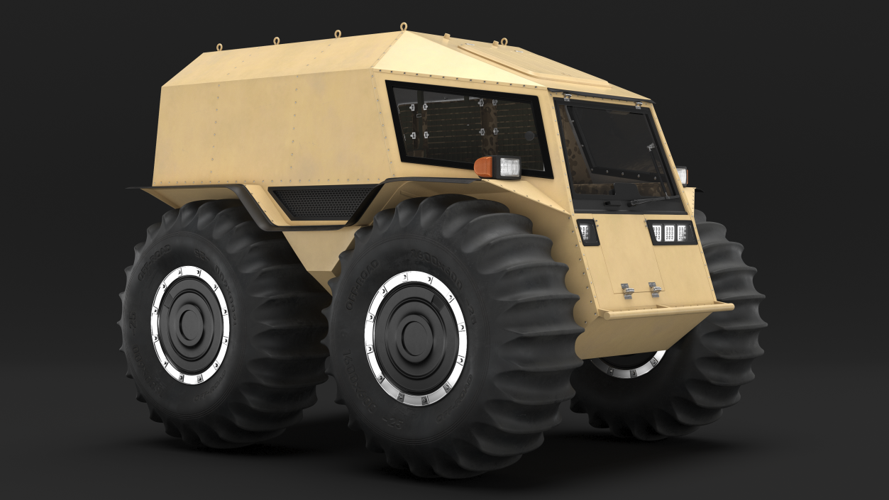 Amphibious Off Road Vehicle 3D