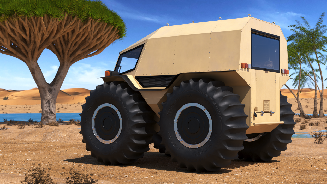 Amphibious Off Road Vehicle 3D