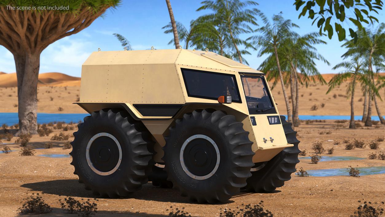 Amphibious Off Road Vehicle 3D