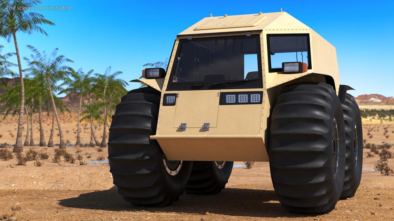 Amphibious Off Road Vehicle 3D