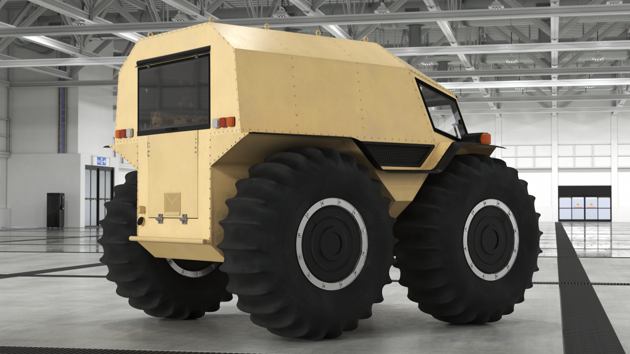 Amphibious Off Road Vehicle 3D