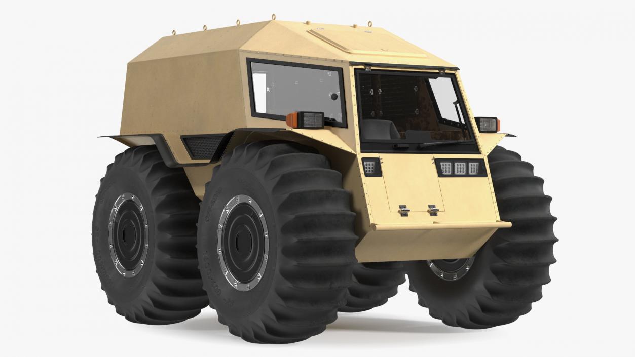 Amphibious Off Road Vehicle 3D