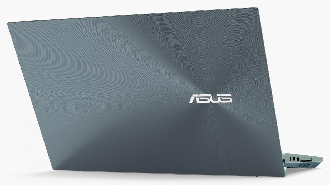 Asus Zenbook Pro Dual Screen Laptop Rigged 3D