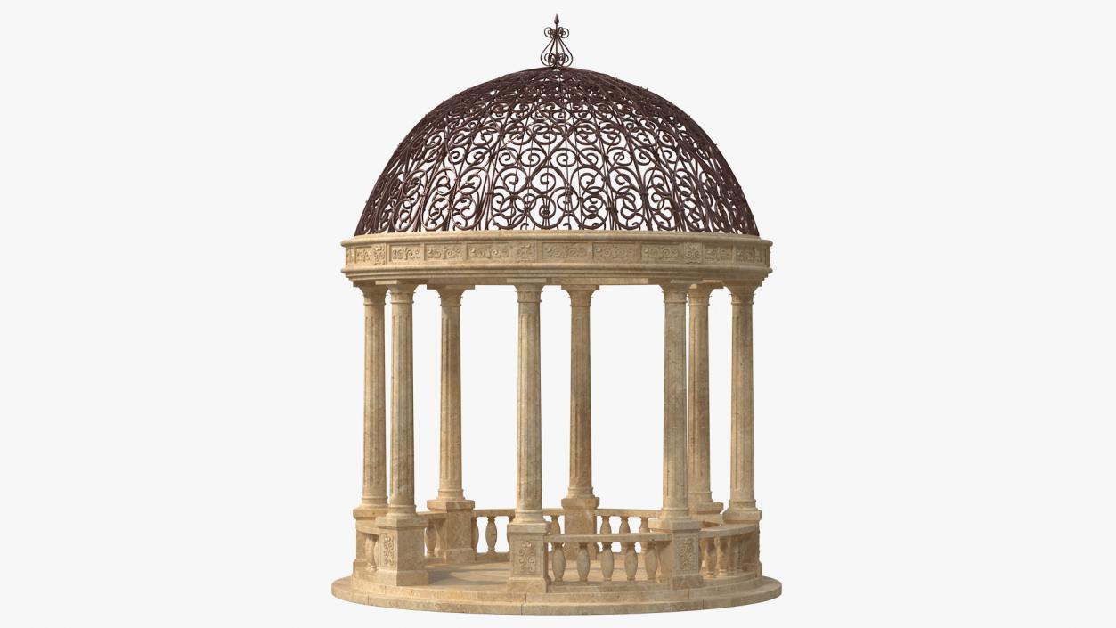 Stone Gazebo 3D