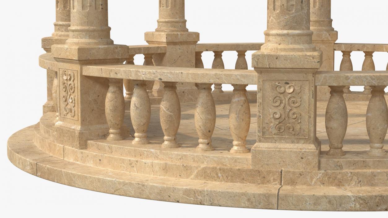 Stone Gazebo 3D