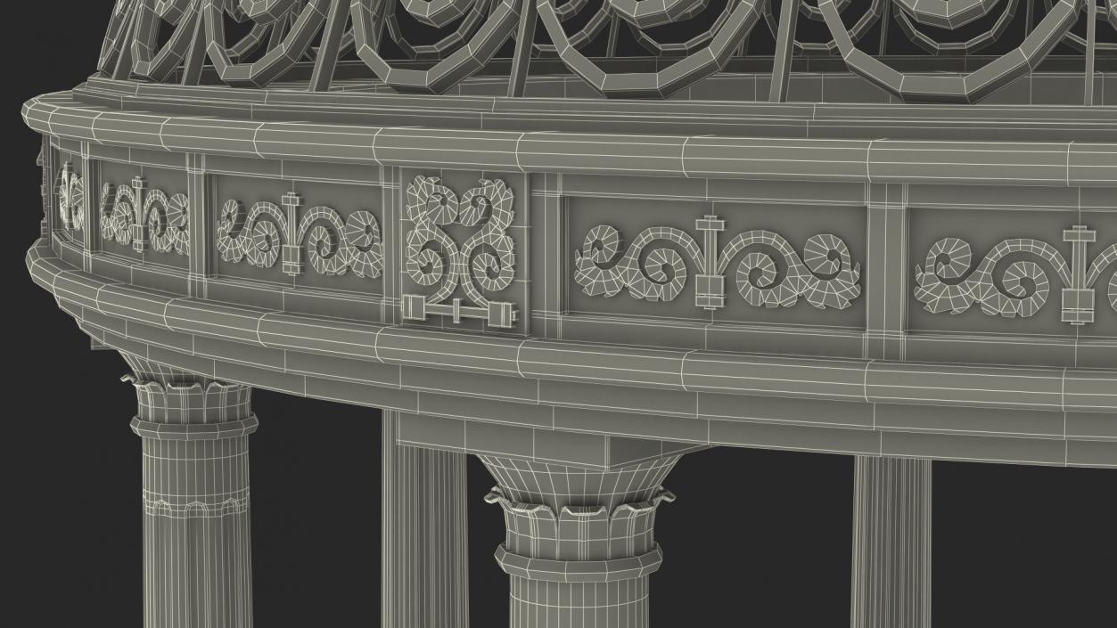 Stone Gazebo 3D