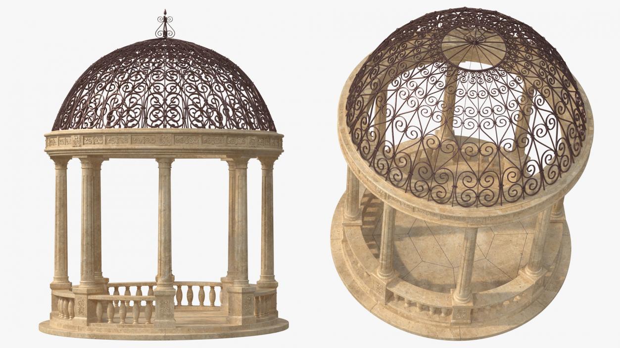 Stone Gazebo 3D