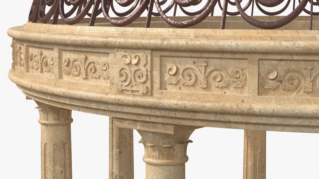 Stone Gazebo 3D