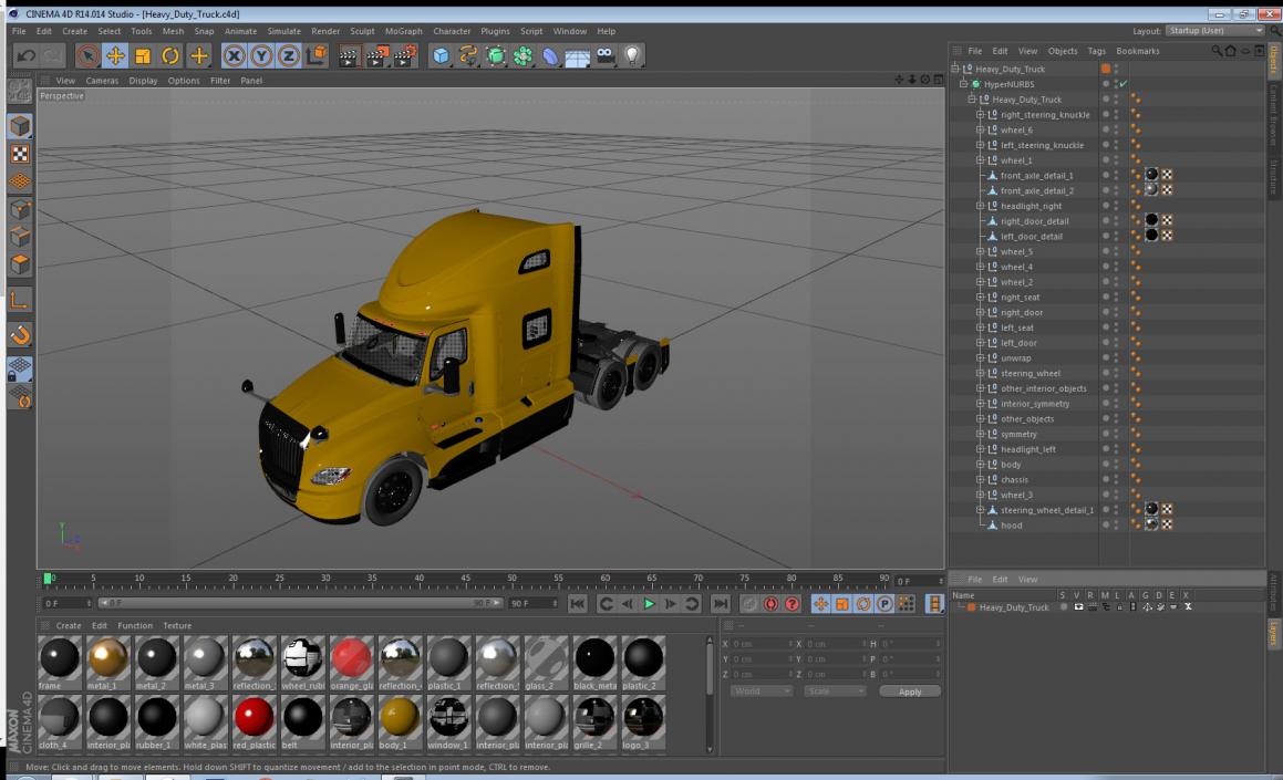 3D Heavy Duty Truck