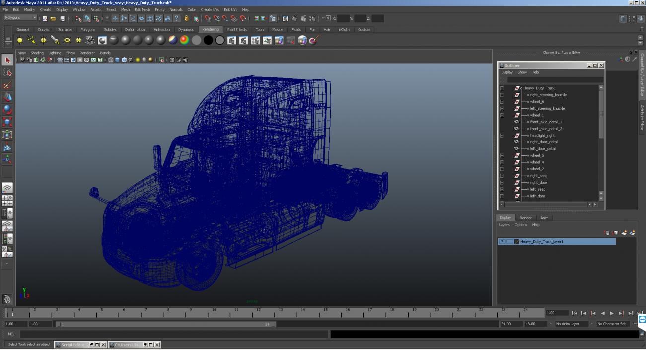 3D Heavy Duty Truck