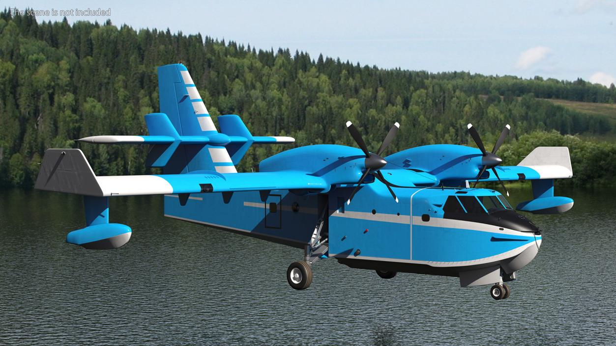 Amphibious Aircraft 3D model