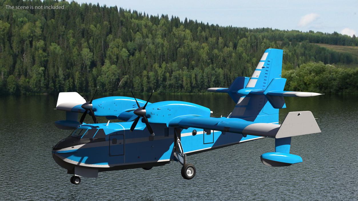 Amphibious Aircraft 3D model