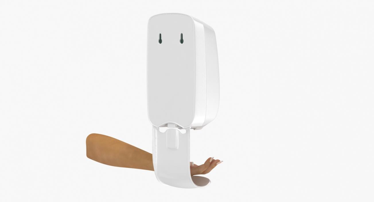 Sanitizer Dispenser with Hand 3D model