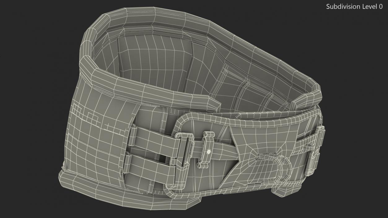 3D Kitesurf Belt model