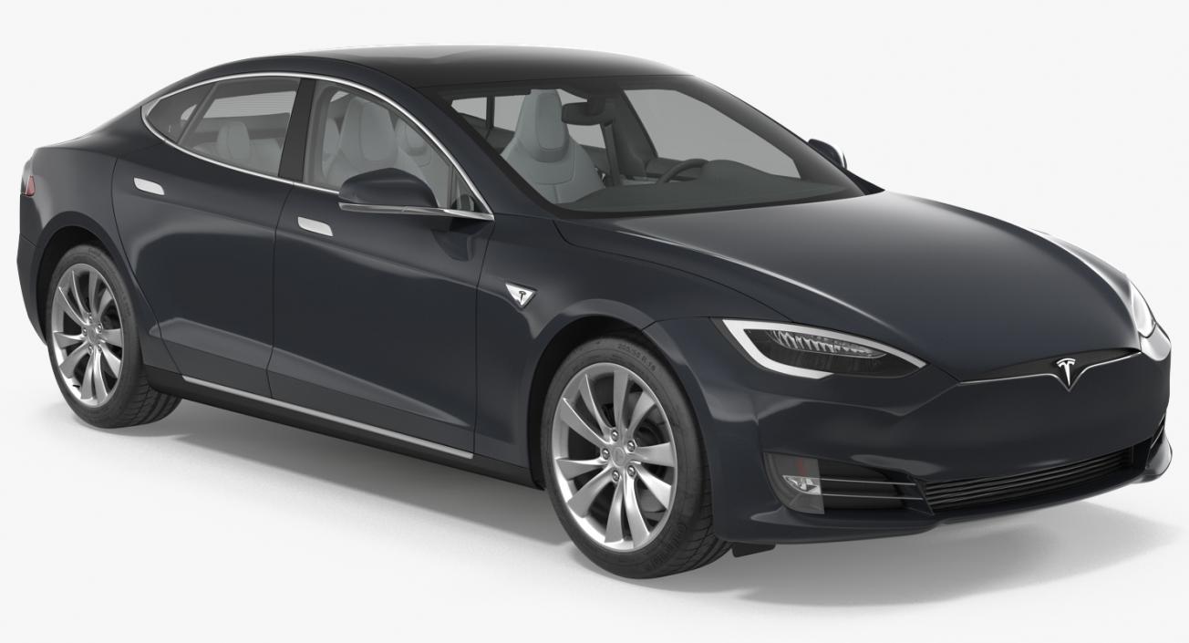 Tesla Model S 75D 2017 3D