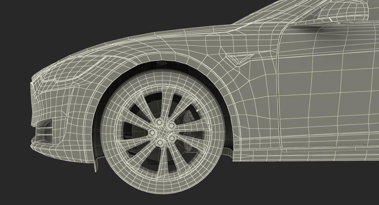 Tesla Model S 75D 2017 3D