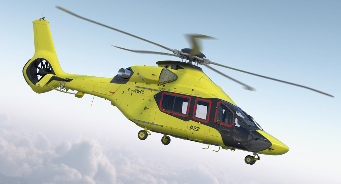 Private Helicopters Big Collection 3D model