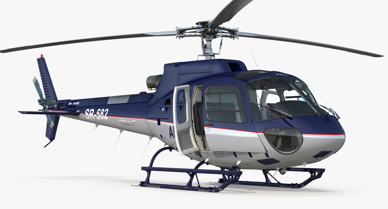 Private Helicopters Big Collection 3D model