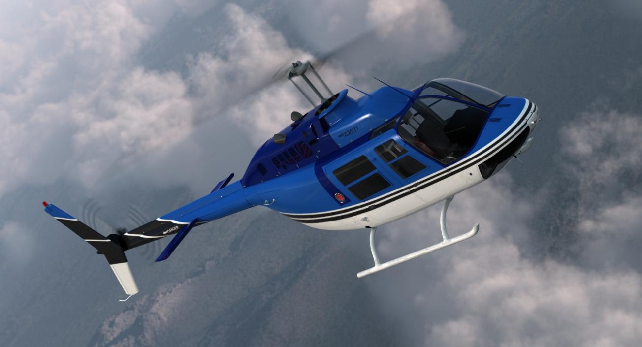 Private Helicopters Big Collection 3D model