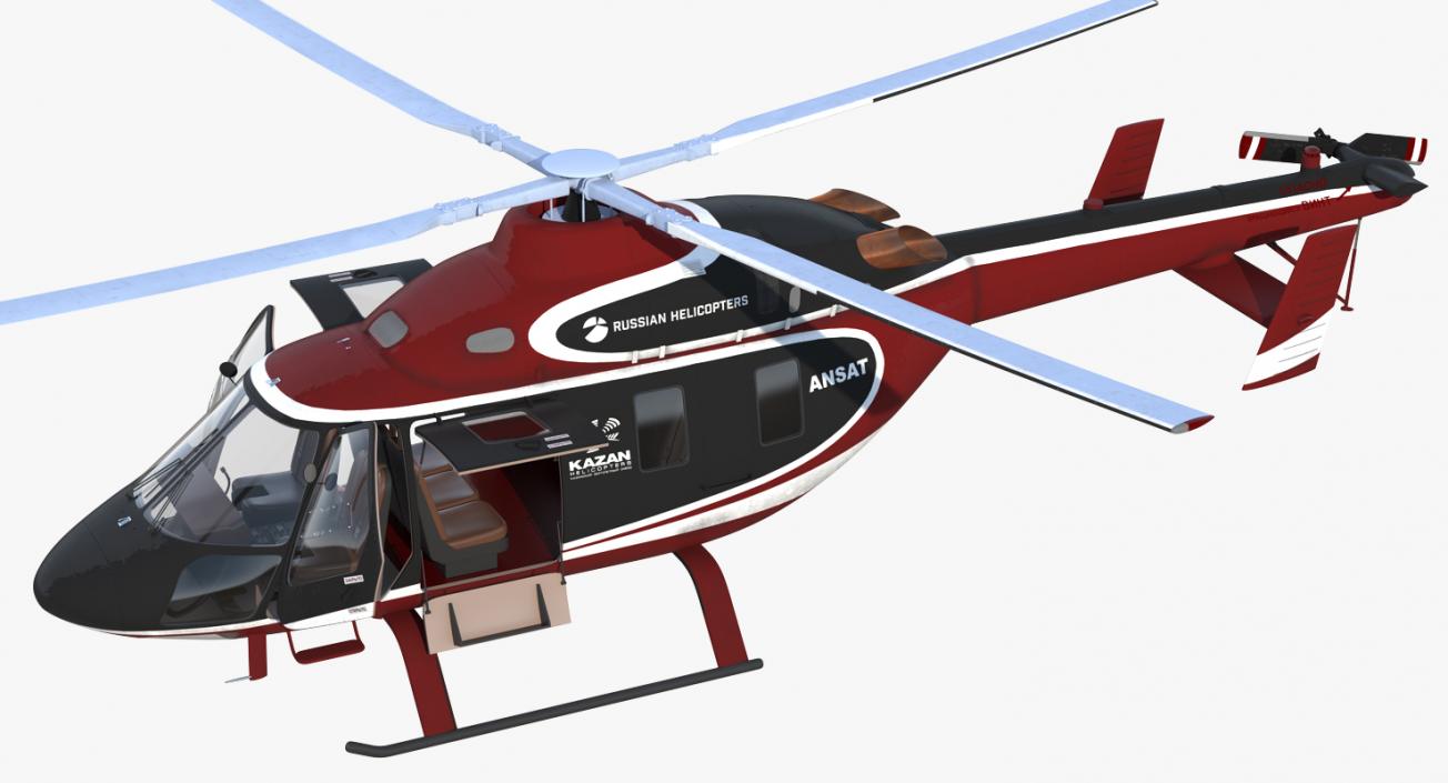 Private Helicopters Big Collection 3D model